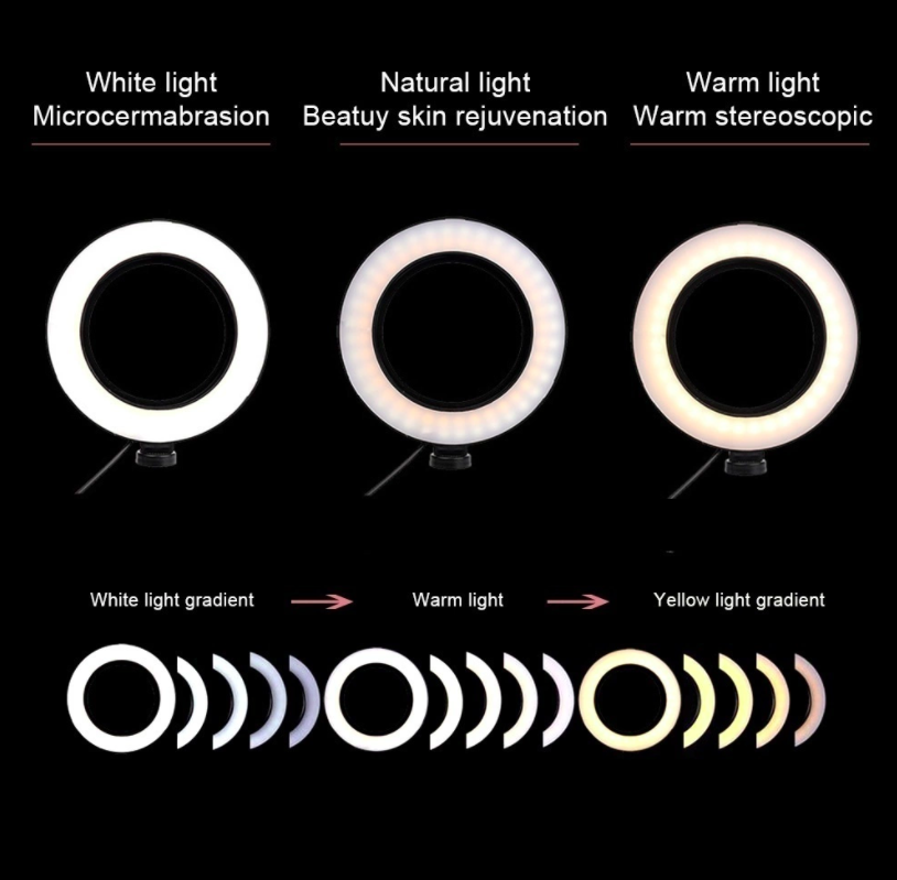 36 CM Professional LED Ring Light 3 in 1